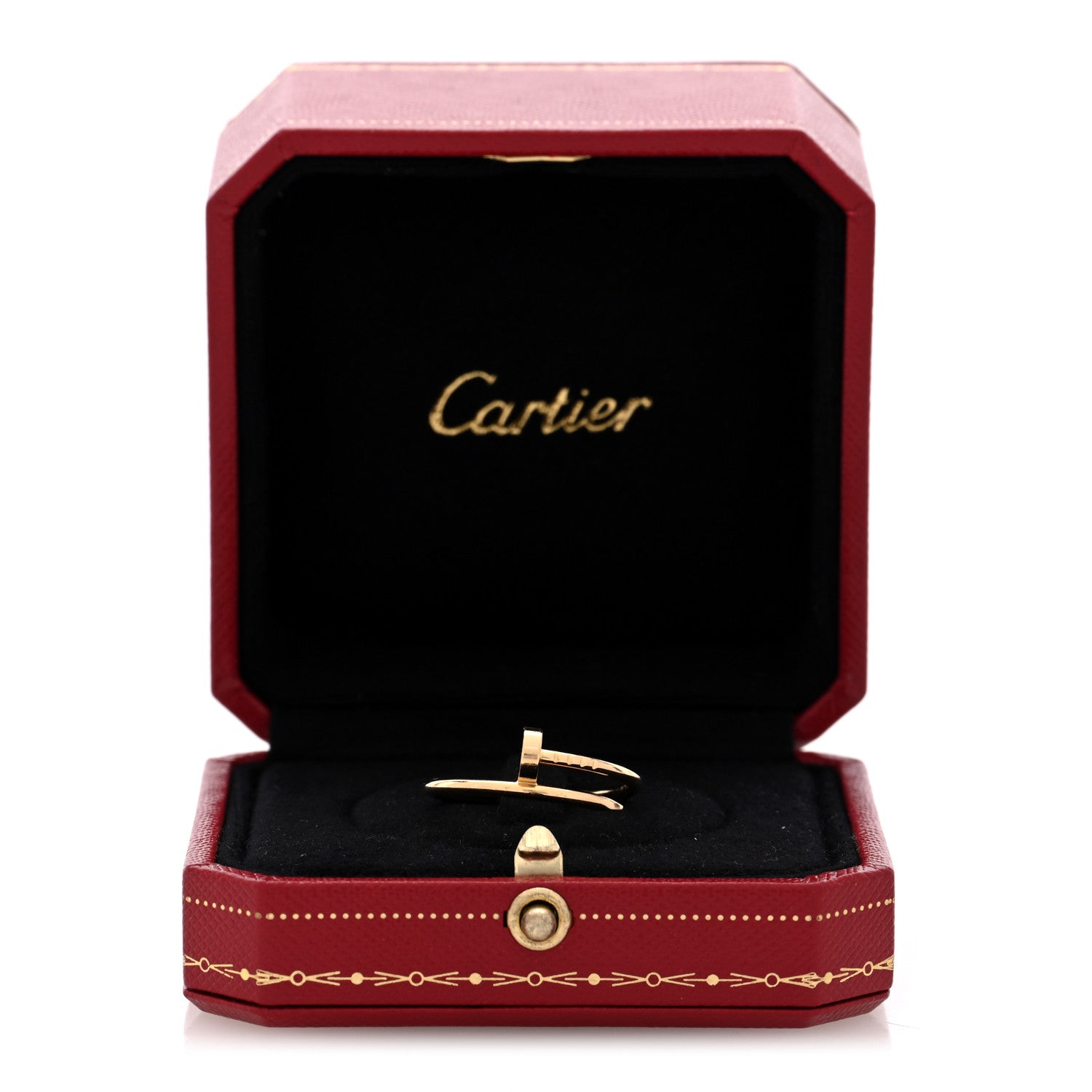Cartier 18K Yellow Gold Small Juste Un Clou Ring 61 9.5 5 of 5