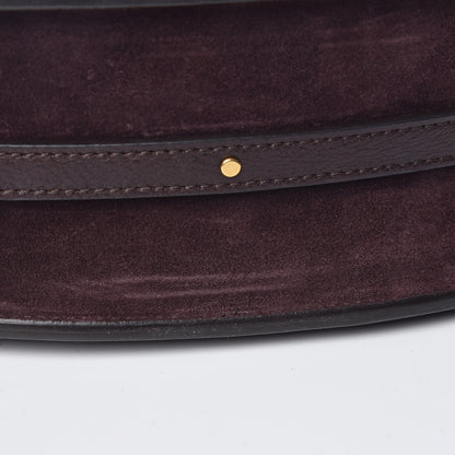 Chloe Calfskin Suede Medium Nile Bracelet Bag Carbon Brown 7 of 11