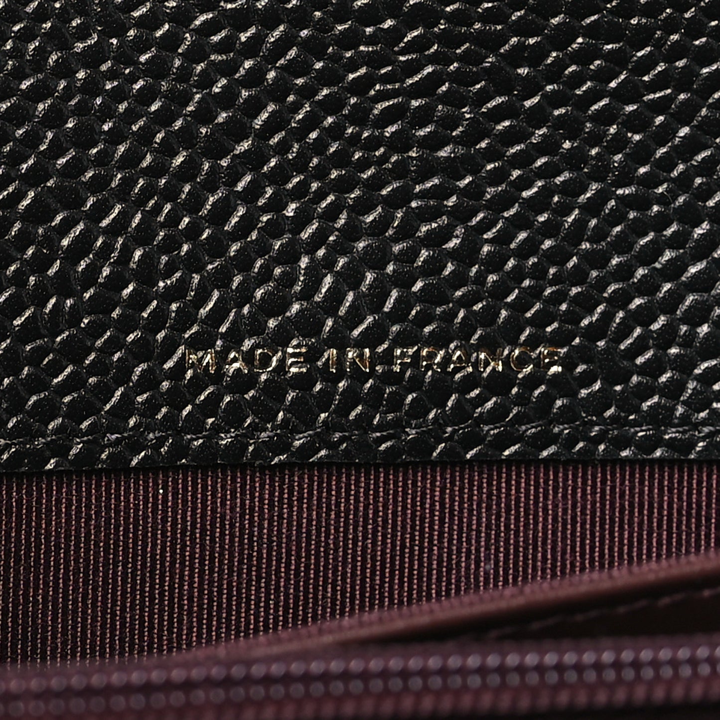 Caviar Quilted Large Gusset Flap Wallet Black