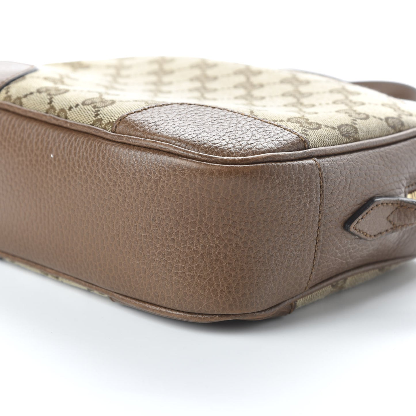 Monogram Mini Bree Messenger Bag Beige Tabacco