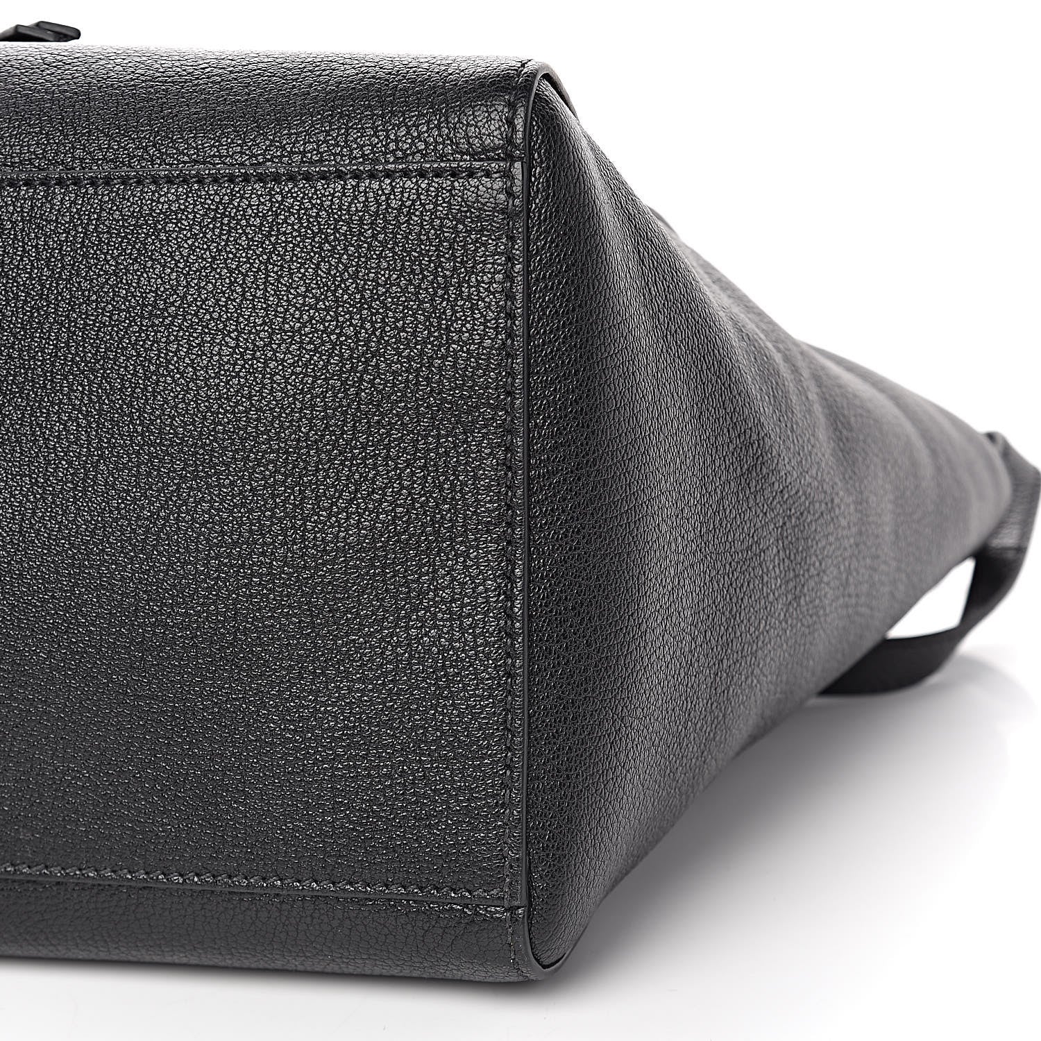Miu Miu Goatskin Madras Tote Black 10 of 10