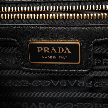 Prada Re-Nylon Saffiano Large Re-Edition 1978 Two Handle Bag Black 6 of 9