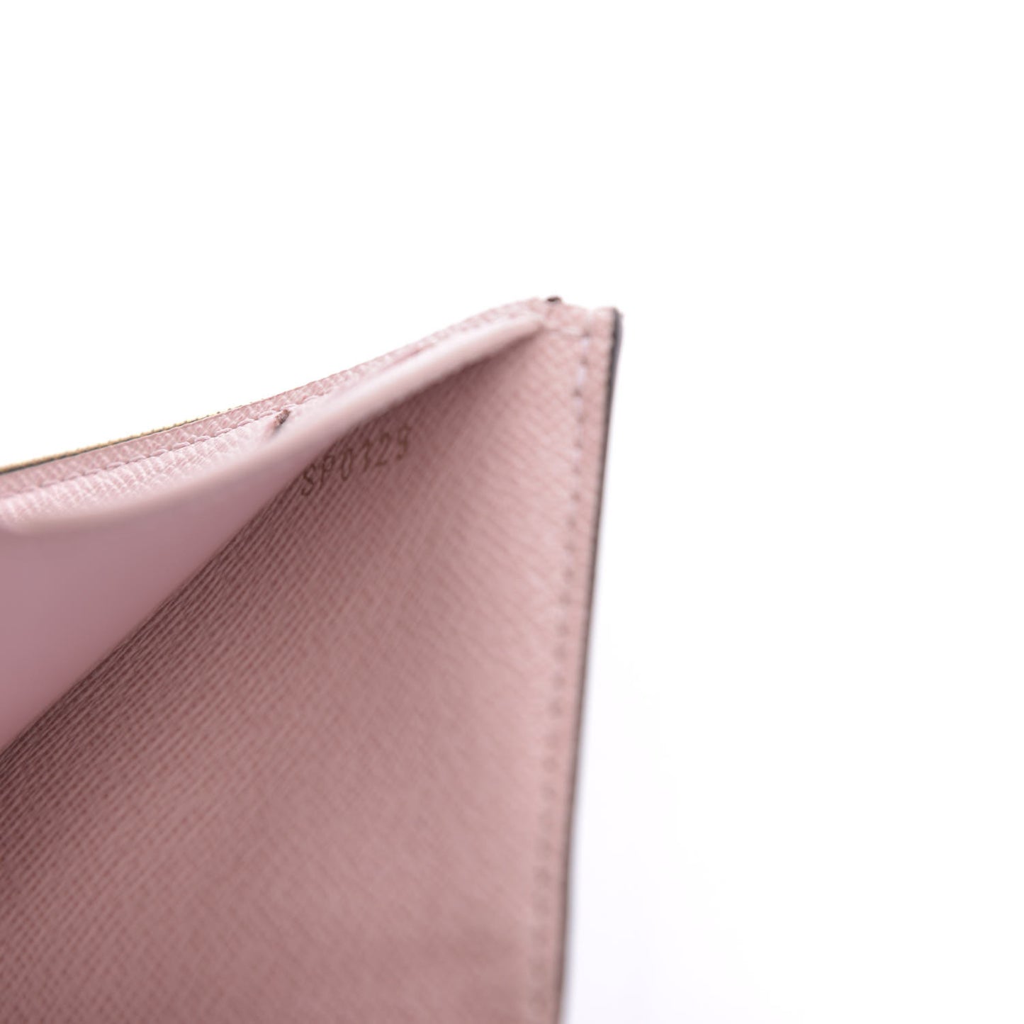 Damier Ebene Victorine Wallet Rose Ballerine