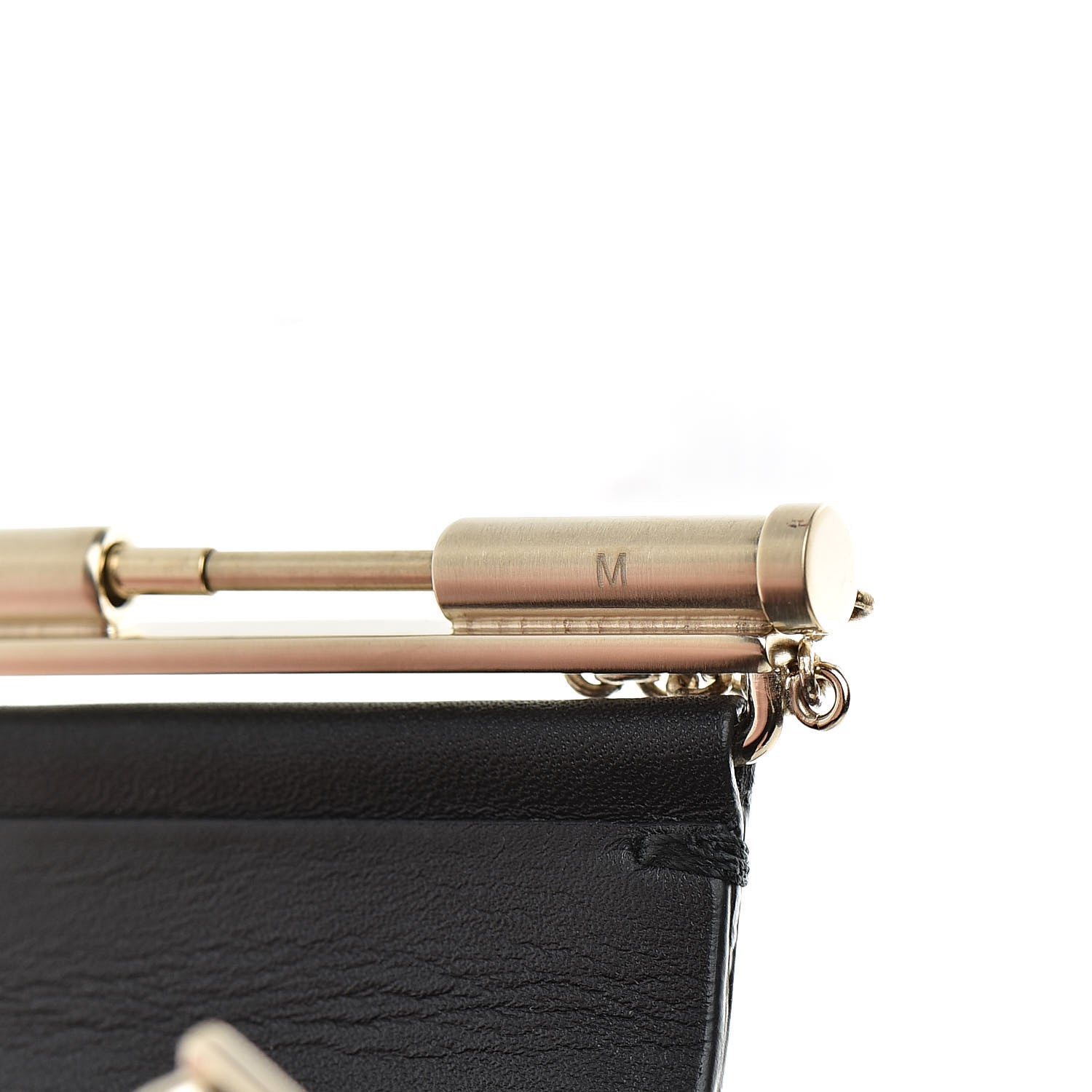 Chanel Calfskin CC Cuff Black Gold 5 of 7