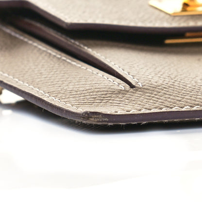 Hermes Epsom Kelly Pocket Compact Wallet Etoupe 7 of 9