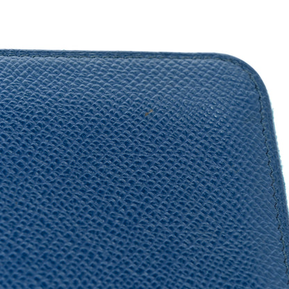 Hermes Epsom Silk'in Compact Wallet Deep Bleu 12 of 12