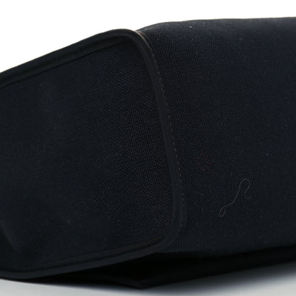 Hermes Military Toile Vache Hunter Herbag Zip PM 31 Black 9 of 10