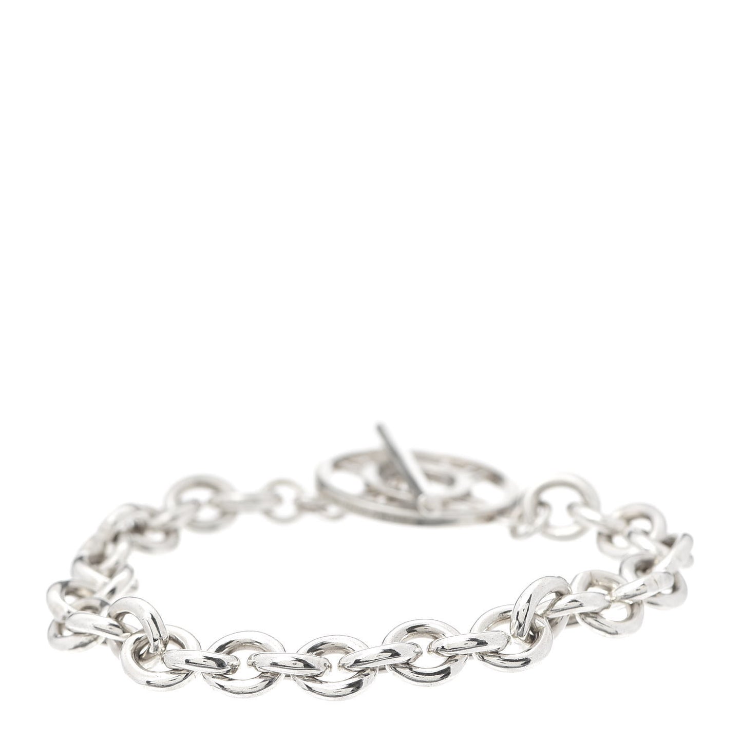 Sterling Silver Atlas Toggle Bracelet