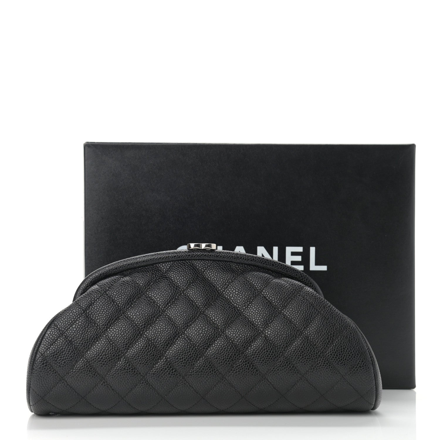 Chanel Caviar Quilted Timeless Clutch Black 11 of 11