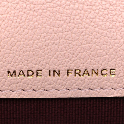 Chanel Grained Goatskin CC Apple Flap Card Holder Light Pink 7 of 9