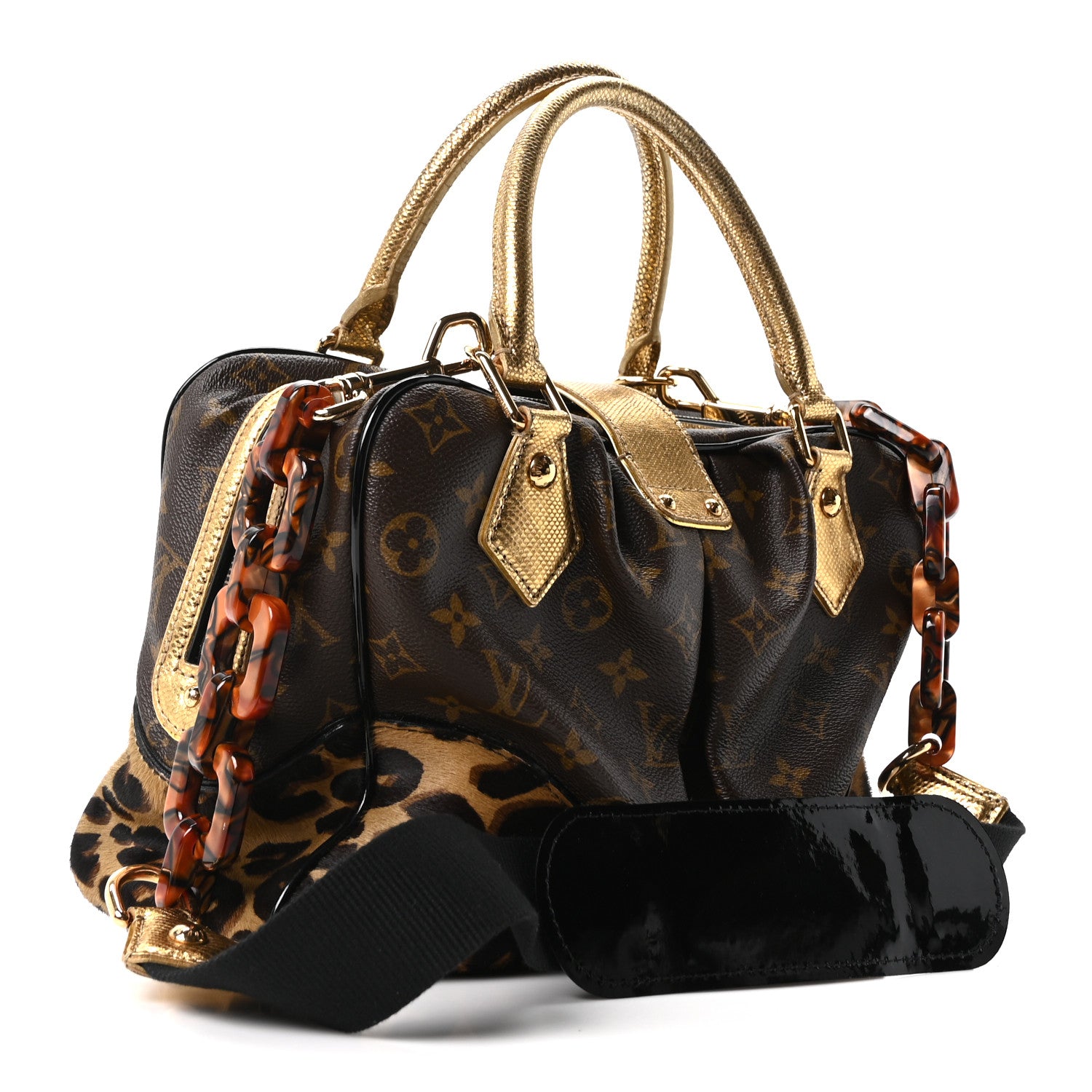 Louis Vuitton Monogram Leopard Adele 3 of 9