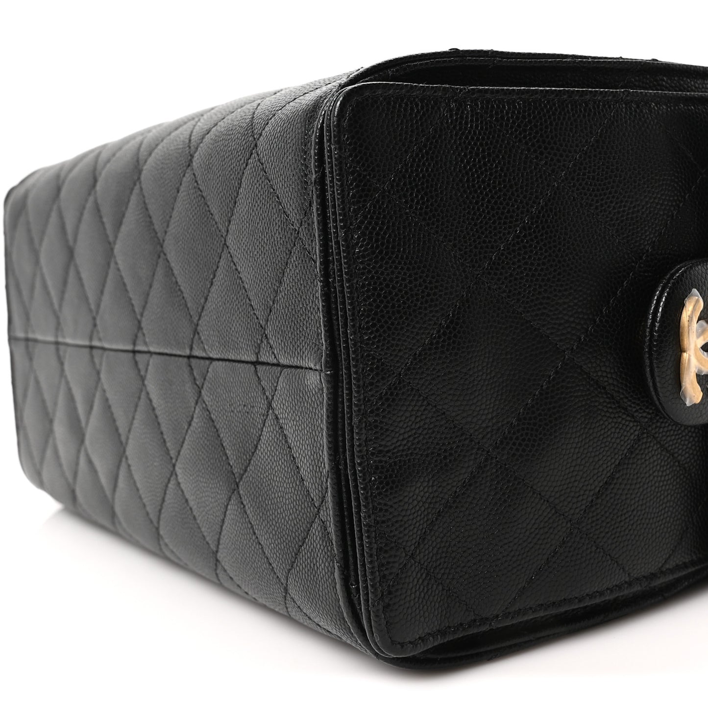 Caviar Quilted Small Chanel 25 Handbag Black