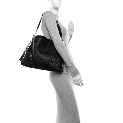 Givenchy Calfskin Medium Voyou Bag Black 2 of 13