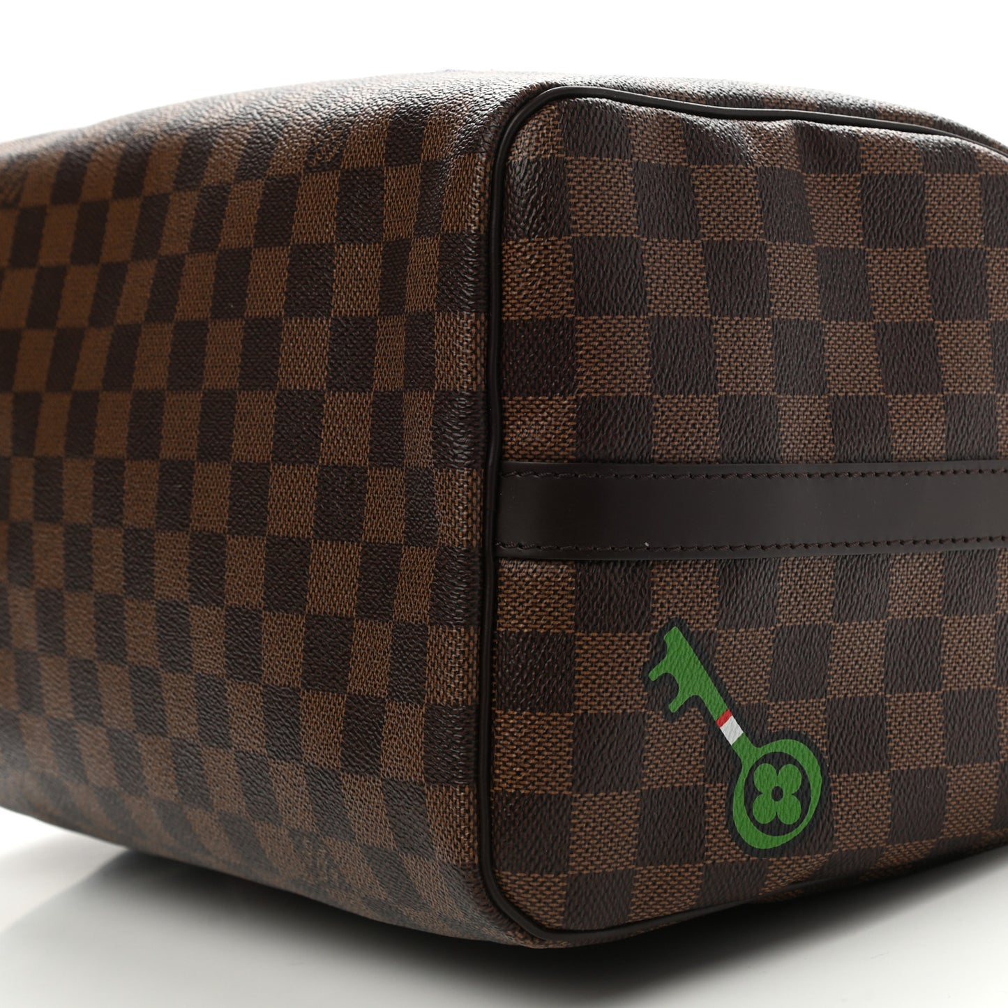 Damier Ebene Patches Speedy Bandouliere 30