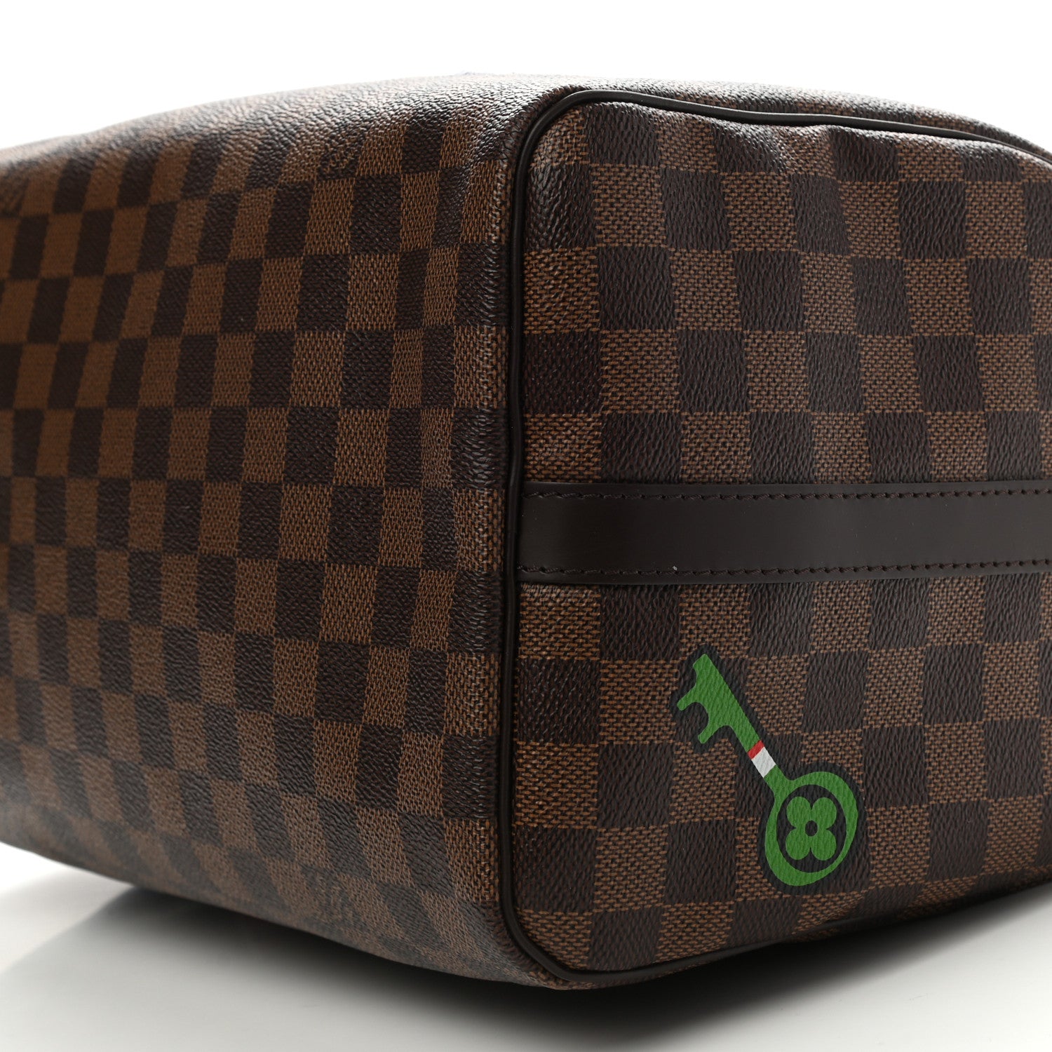Louis Vuitton Damier Ebene Patches Speedy Bandouliere 30 8 of 9