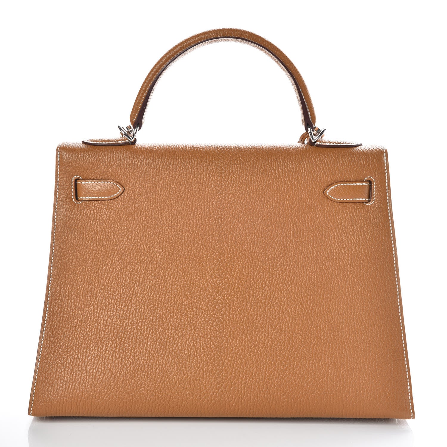 Hermes Chevre De Coromandel Kelly Sellier 32 Gold 4 of 38