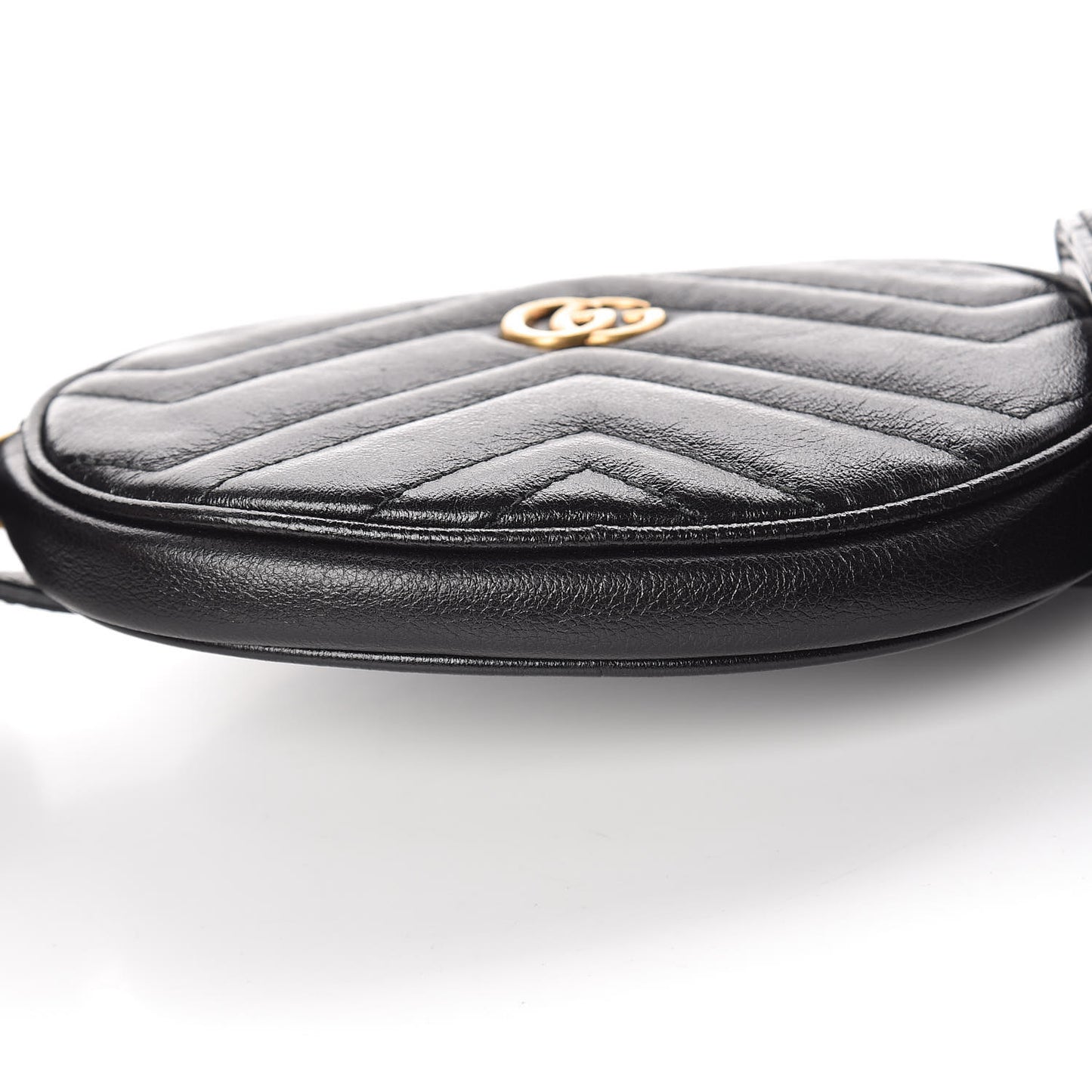 Calfskin Matelasse GG Marmont 2.0 Multi Belt Bag 85 34 Black