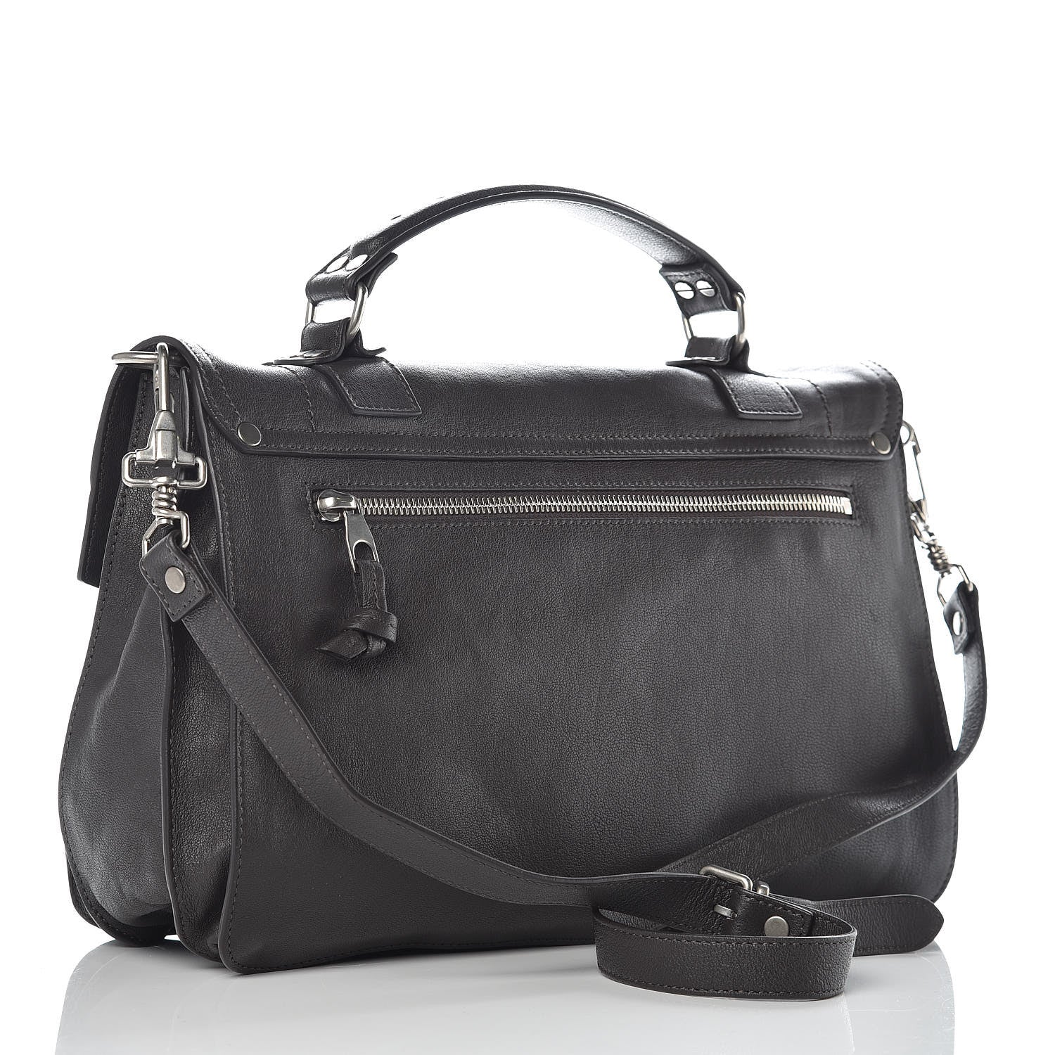 Proenza Schouler Lambskin Medium PS1 Satchel Pepe 3 of 10