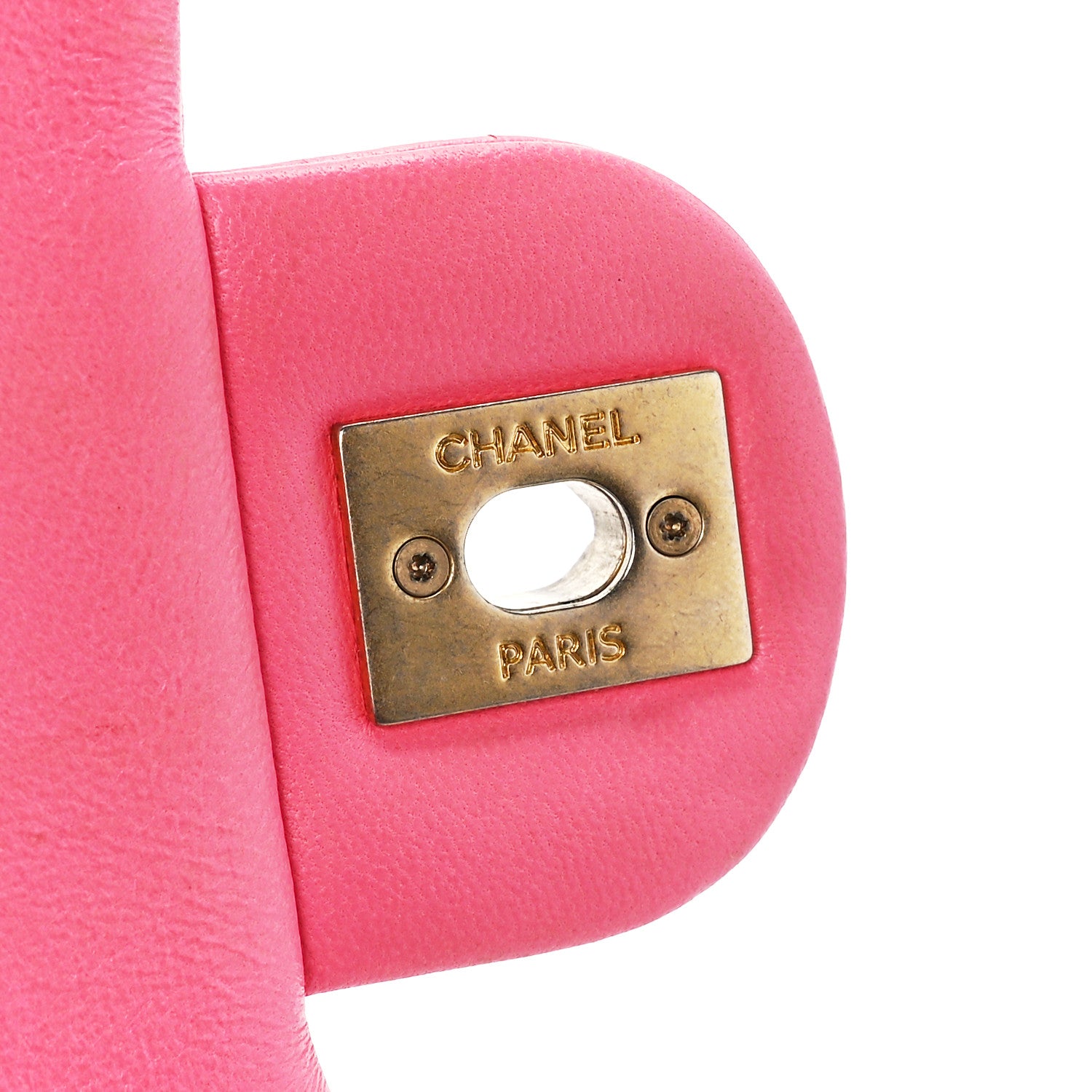 Chanel Lambskin Quilted Mini Funky Town Flap Pink 7 of 12