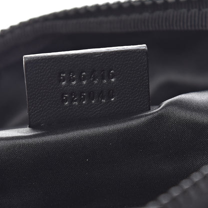 Gucci X DAPPER DAN Calfskin Laminated Ayers GG Micro Monogram Mens Belt Bag Black 8 of 12
