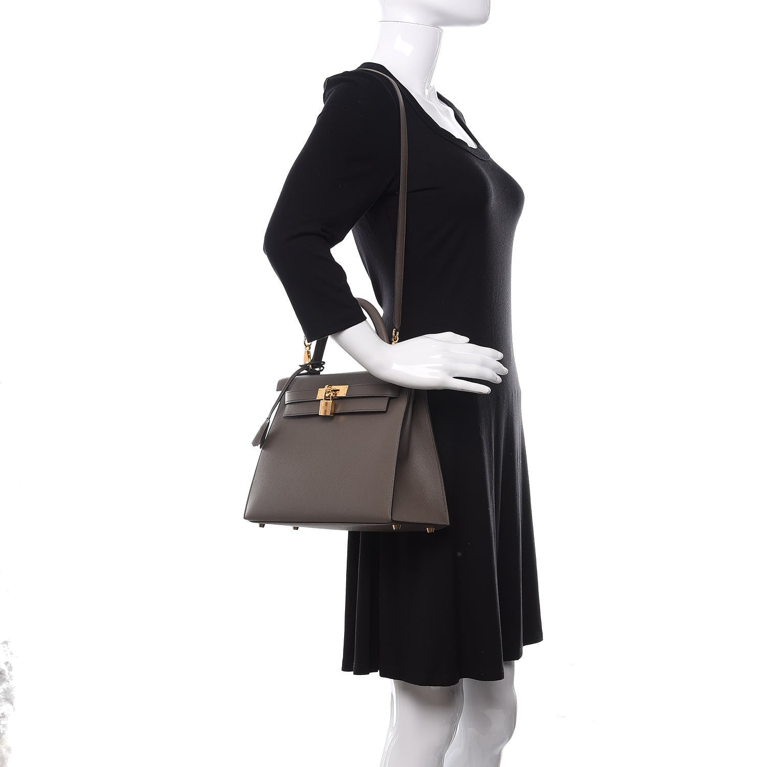 Hermes Epsom Kelly Sellier 28 Etain 2 of 41