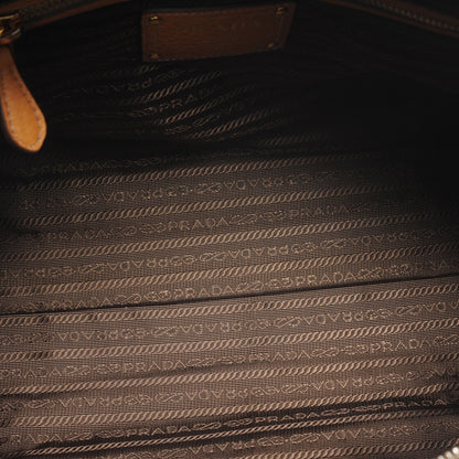 Prada Vitello Daino Top Handle Tote Ambra 7 of 7