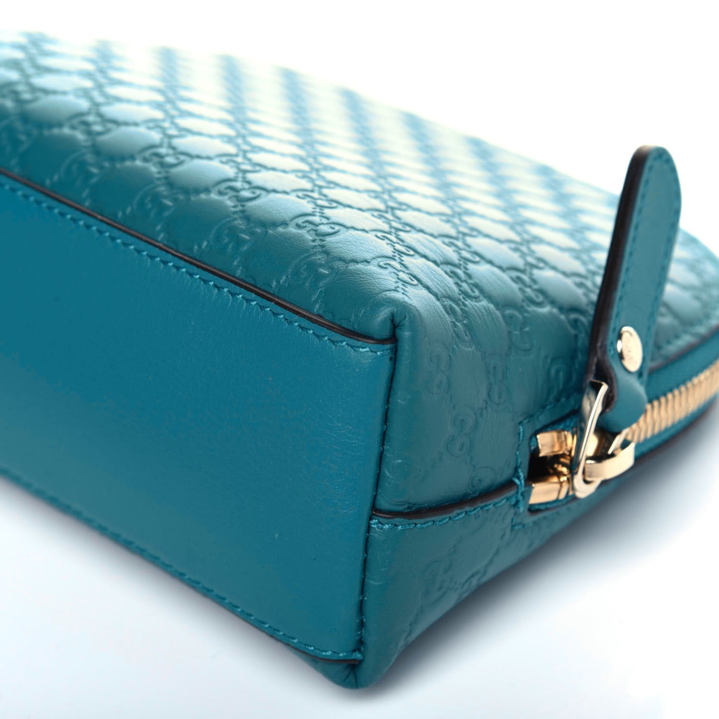 Microguccissima GG Cosmetic Case Deep Cobalt