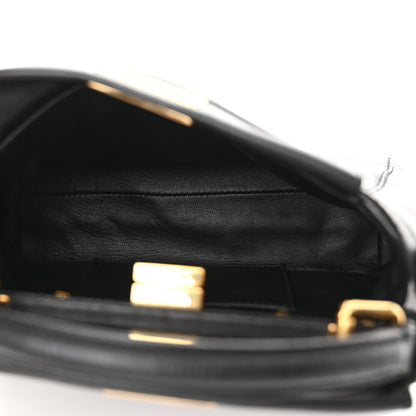 Fendi Nappa Mini Peekaboo Iconic Satchel Black 5 of 10