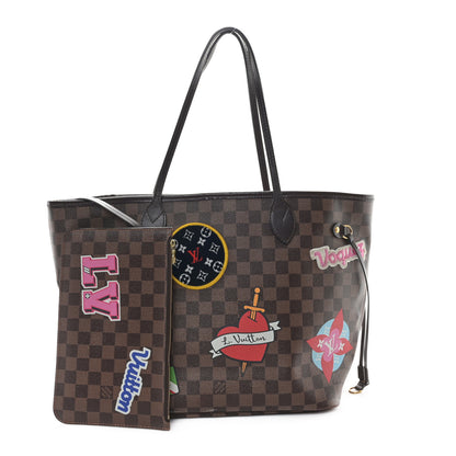 Louis Vuitton Damier Ebene Travel Stickers Neo Neverfull MM 3 of 13