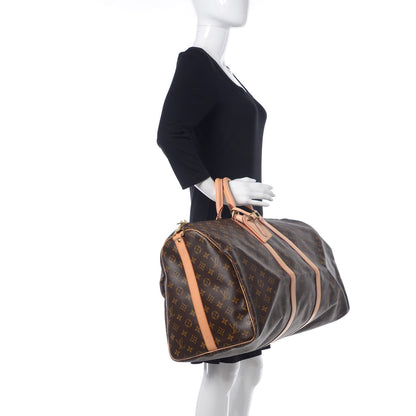 Louis Vuitton Monogram Keepall Bandouliere 55 2 of 13