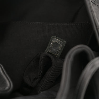 Chanel Calfskin Stitched Double Zip Hobo Black 7 of 14