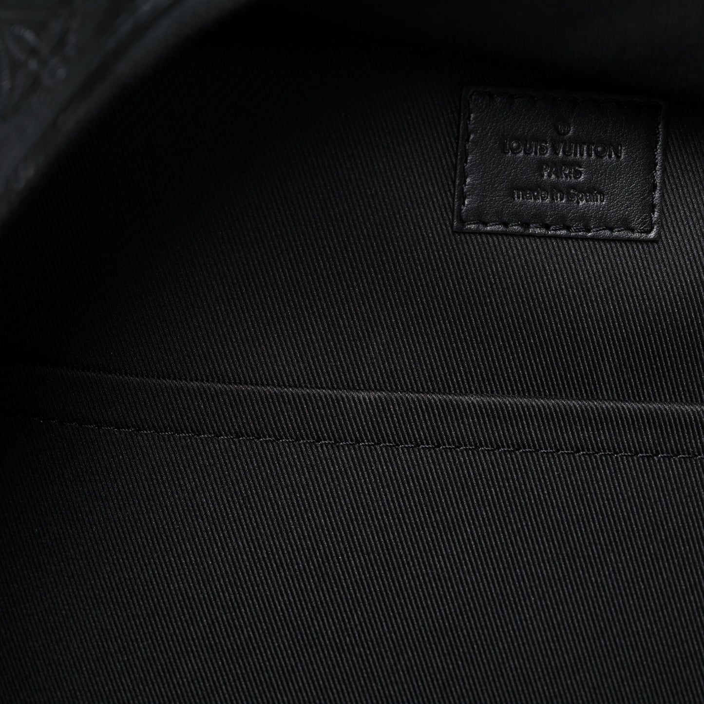 Calfskin Monogram Shadow Racer Backpack Black