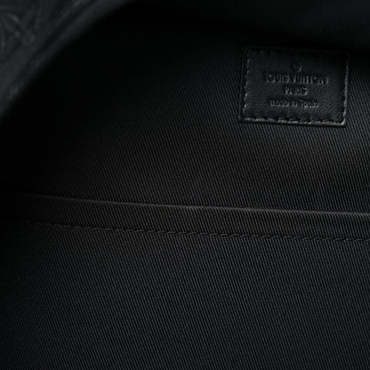Louis Vuitton Calfskin Monogram Shadow Racer Backpack Black 10 of 13