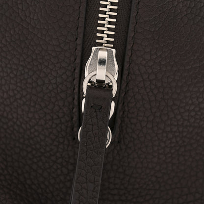 The Row Grained Saddle Calfskin Henri Bag Brunette 11 of 13