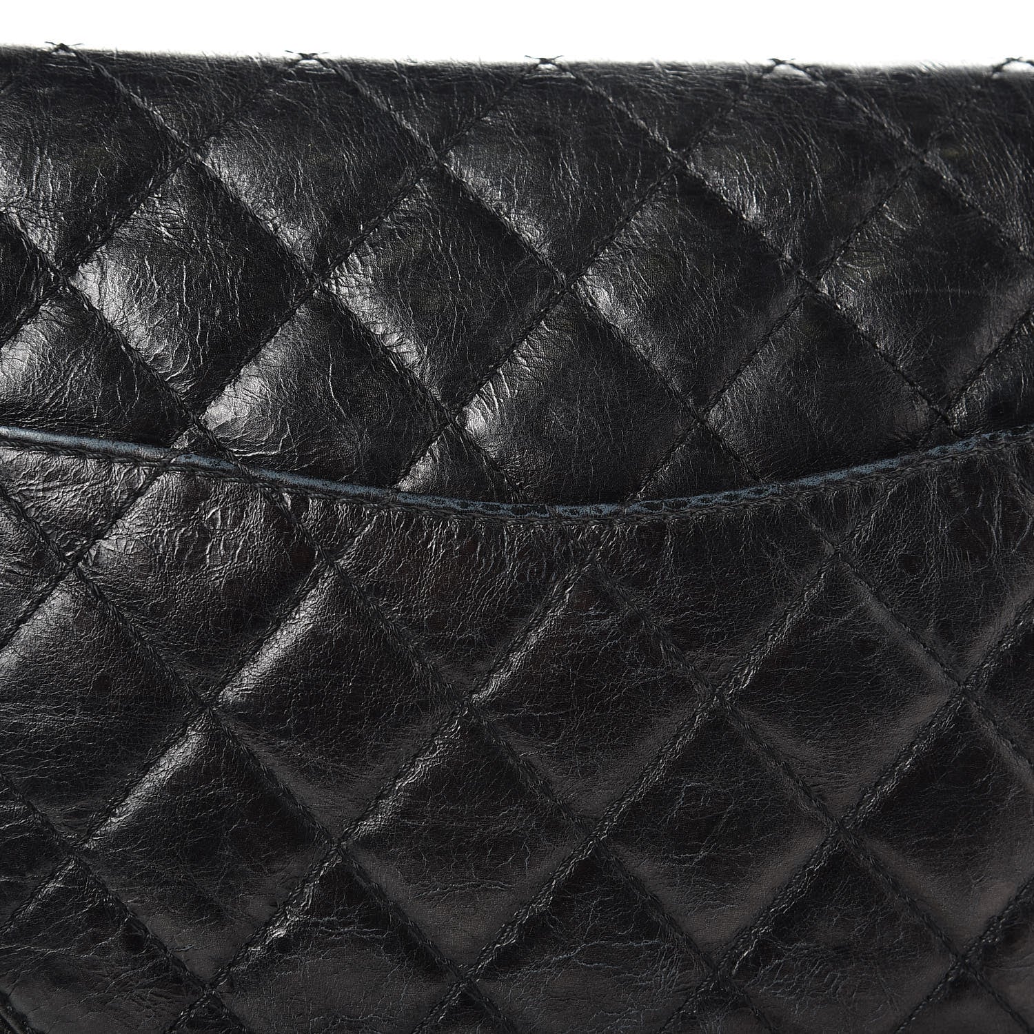 Chanel Metallic Aged Calfskin Quilted 2.55 Reissue 226 Flap Black 12 of 16