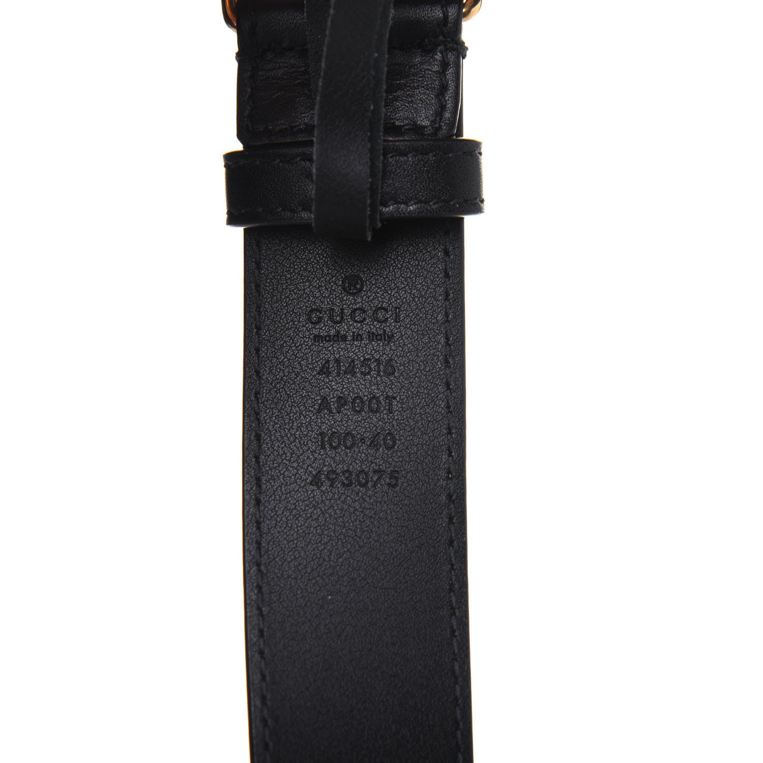 Gucci Calfskin Double G 30mm Belt 100 40 Black 3 of 11