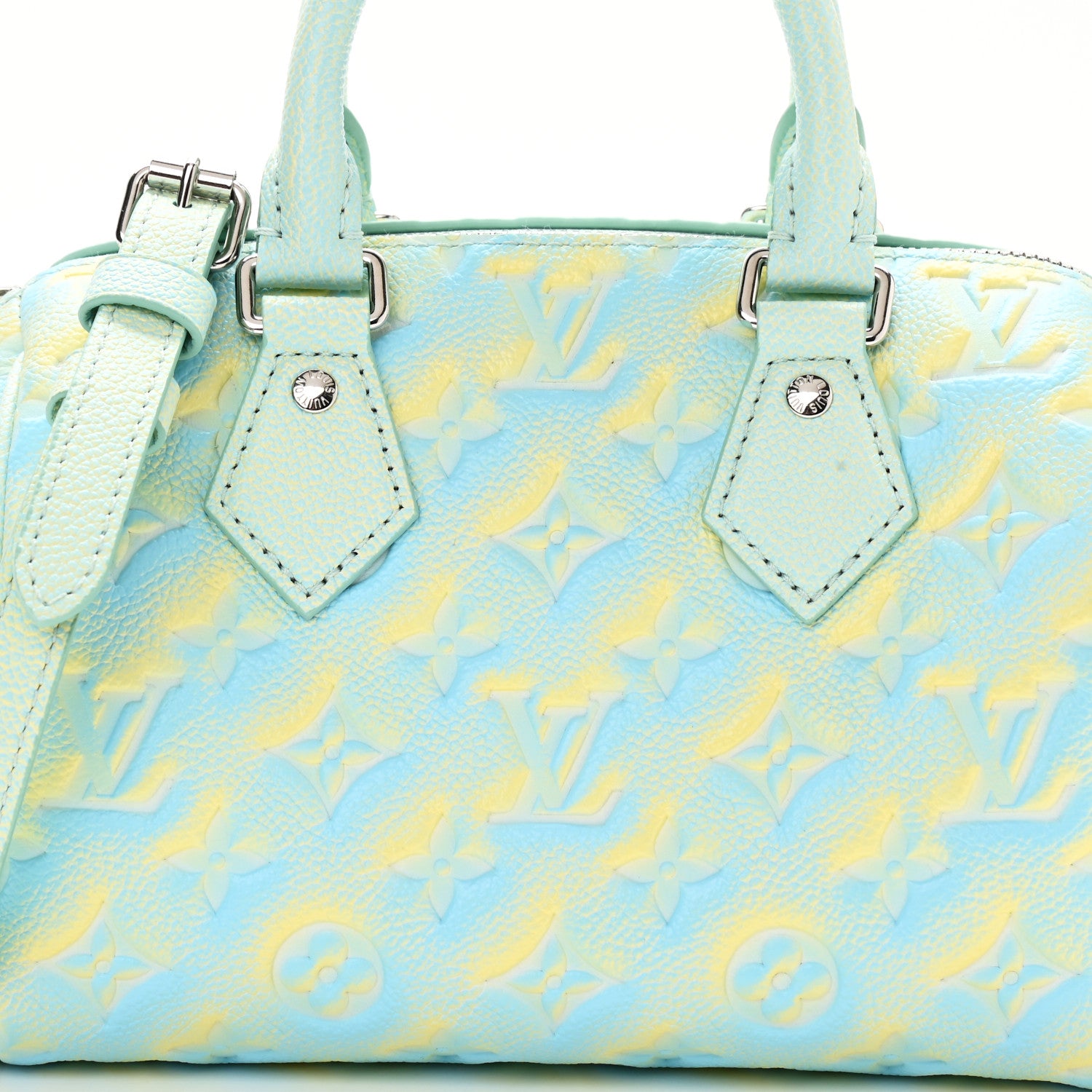 Louis Vuitton Empreinte Monogram Summer Stardust Speedy 20 Water Green 6 of 9