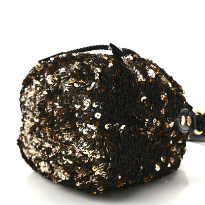 Louis Vuitton LOUIS VUITTON Sequin Mini Noe Rococo Gold 9 of 9