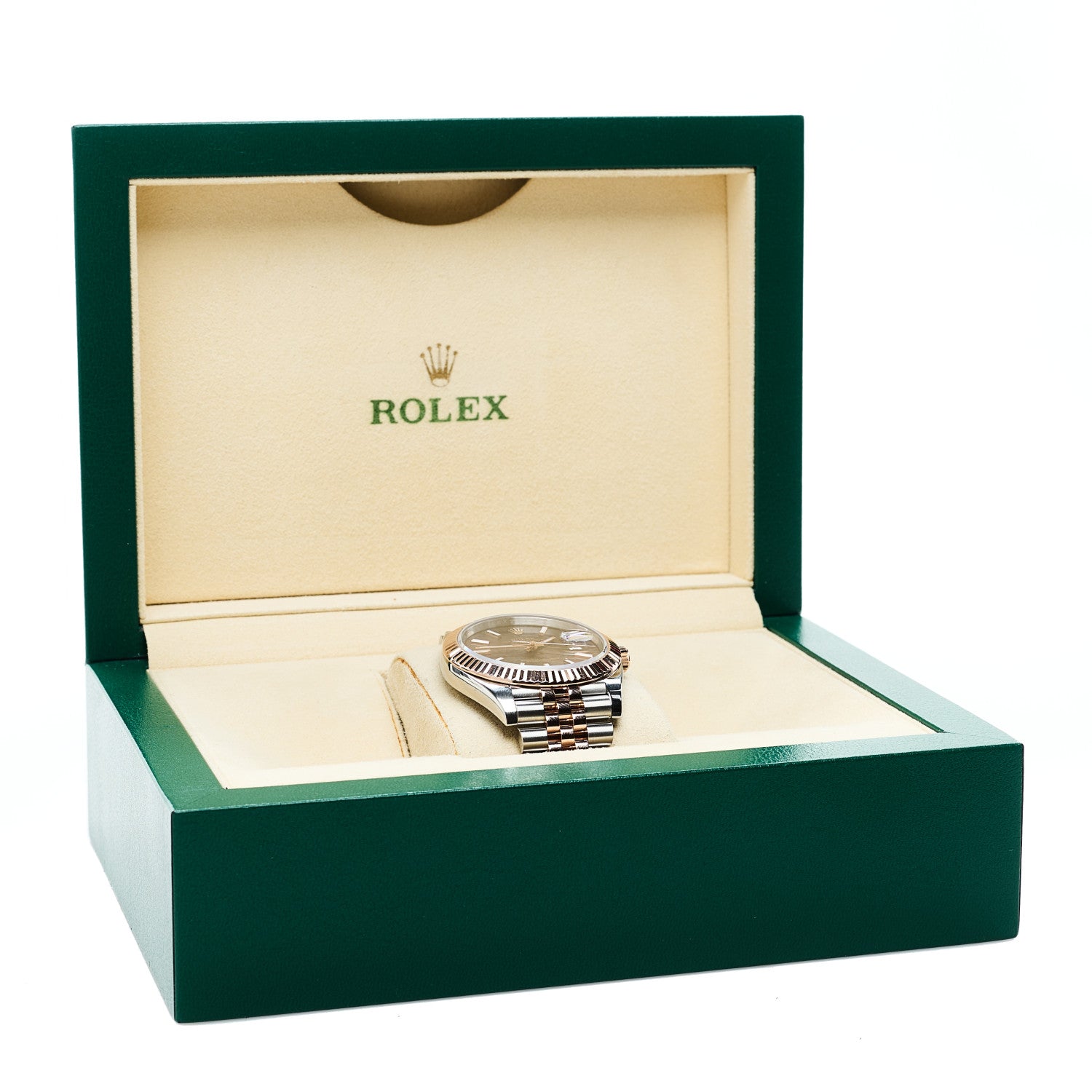 Rolex Stainless Steel 18K Everose Gold 41mm Oyster Perpetual Datejust Watch Chocolate 126331 5 of 5