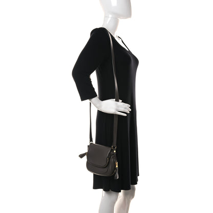 Tom Ford Calfskin Mini Jennifer Crossbody Bag Grey 2 of 12