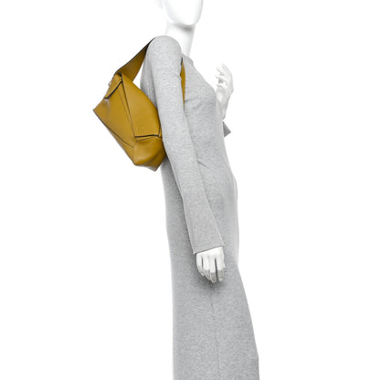 Loewe Calfskin Puzzle Hobo Ochre 2 of 10