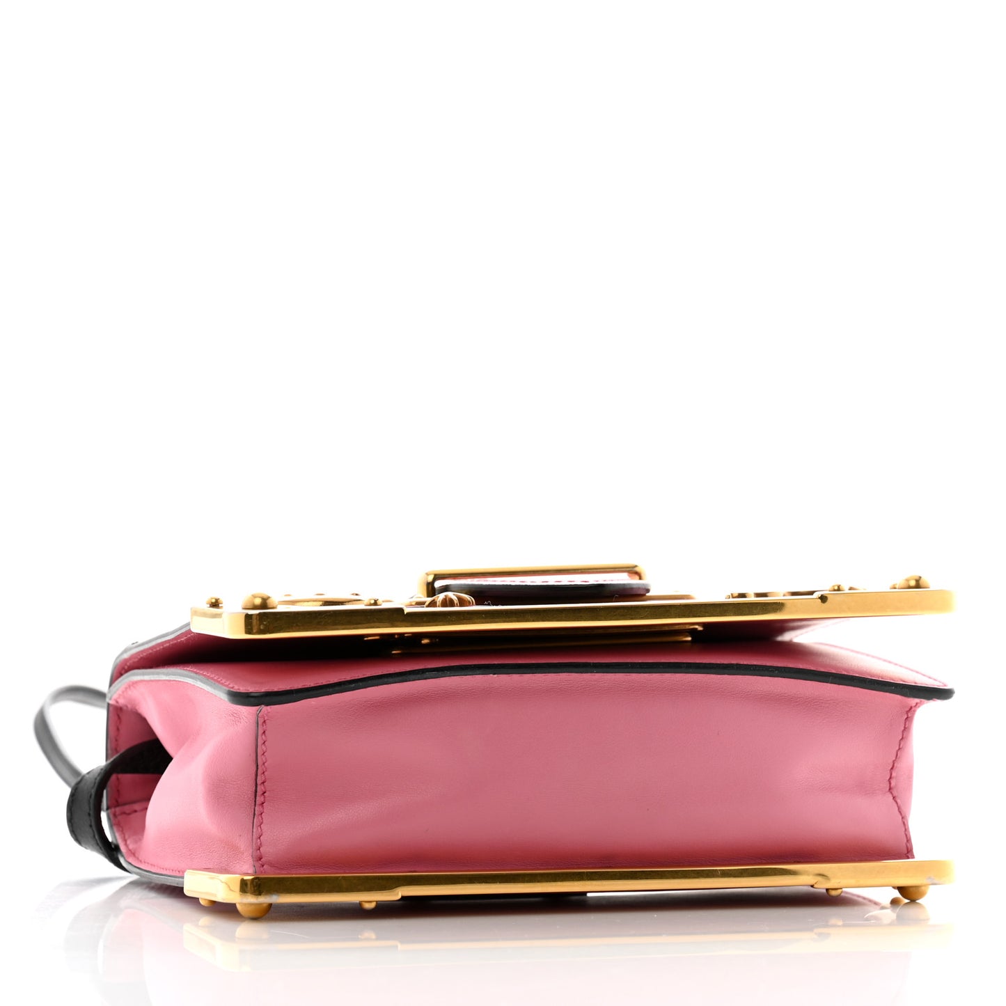 City Calf Saffiano Astrology Cahier Bag Fuxia Black