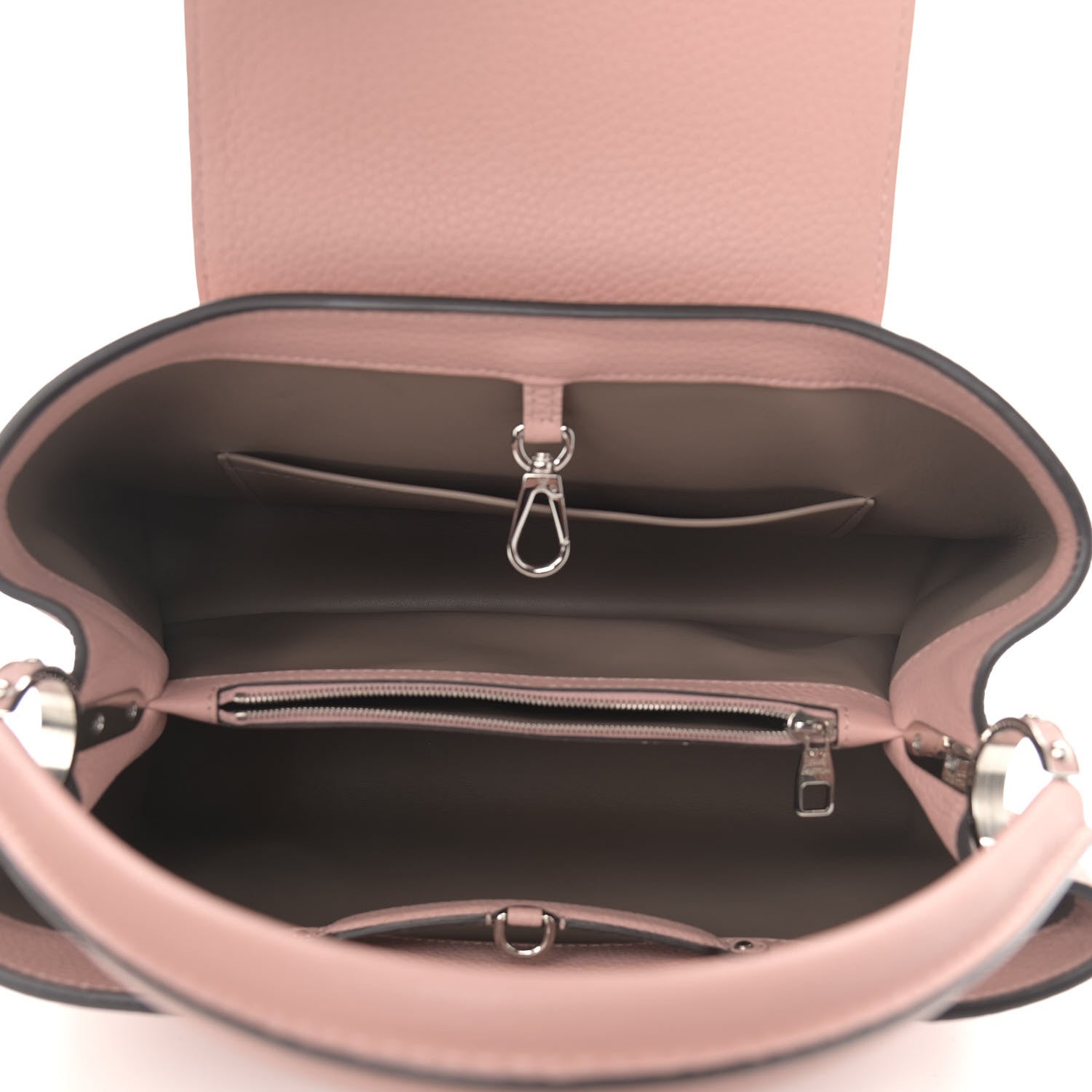 Louis Vuitton Taurillon Capucines MM Magnolia 5 of 11
