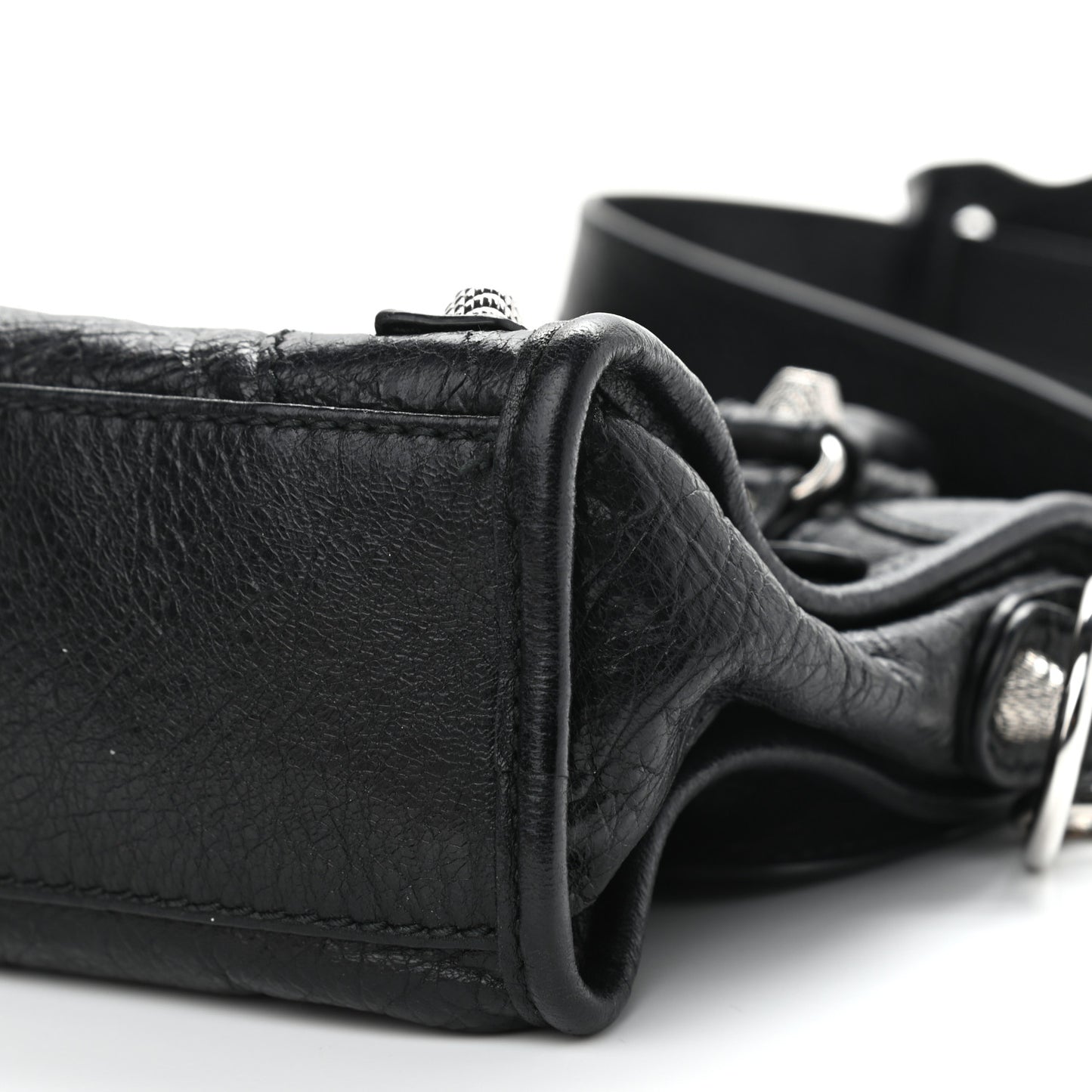 Agneau Giant 12 Silver Hardware Mini City Black