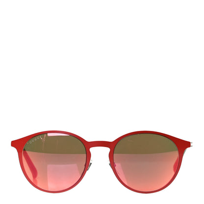 Gucci Round Sunglasses GG0504S Red Green 2 of 5