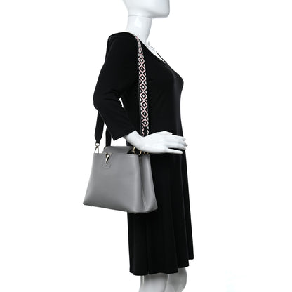 Louis Vuitton Taurillon Woven Capucines PM 2 of 8