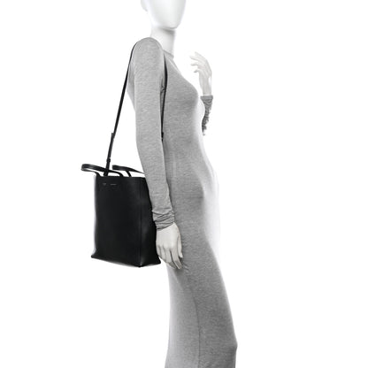 Celine Grained Calfskin Small Vertical Cabas Black 2 of 12