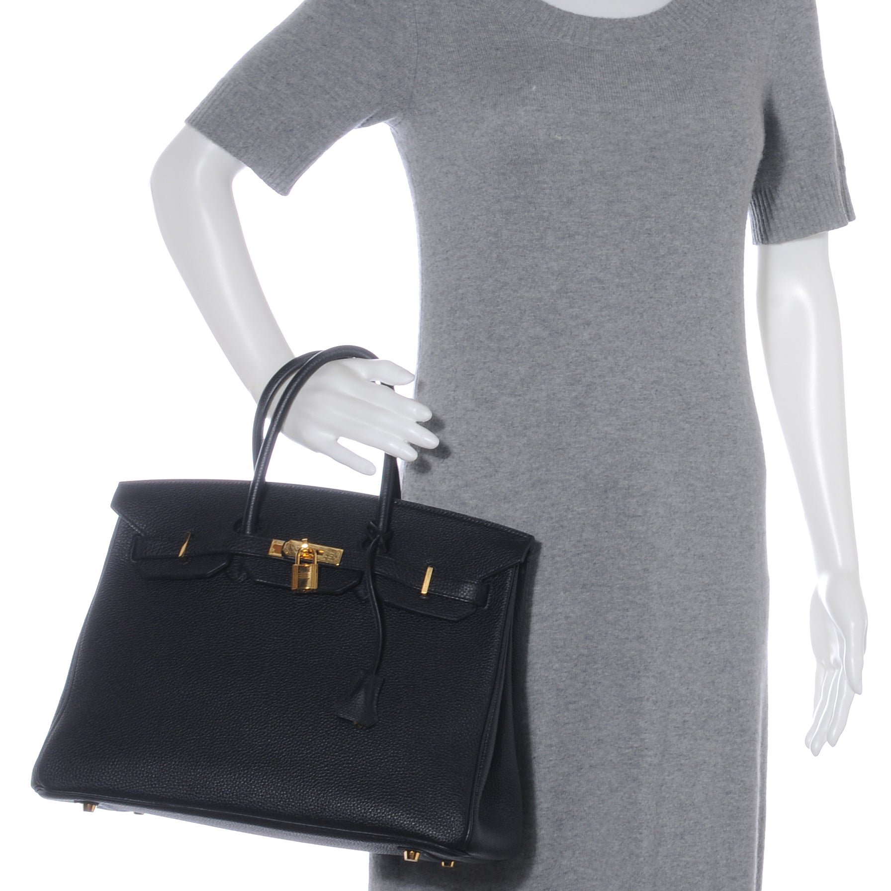 Hermes Togo Birkin 35 Black 2 of 9