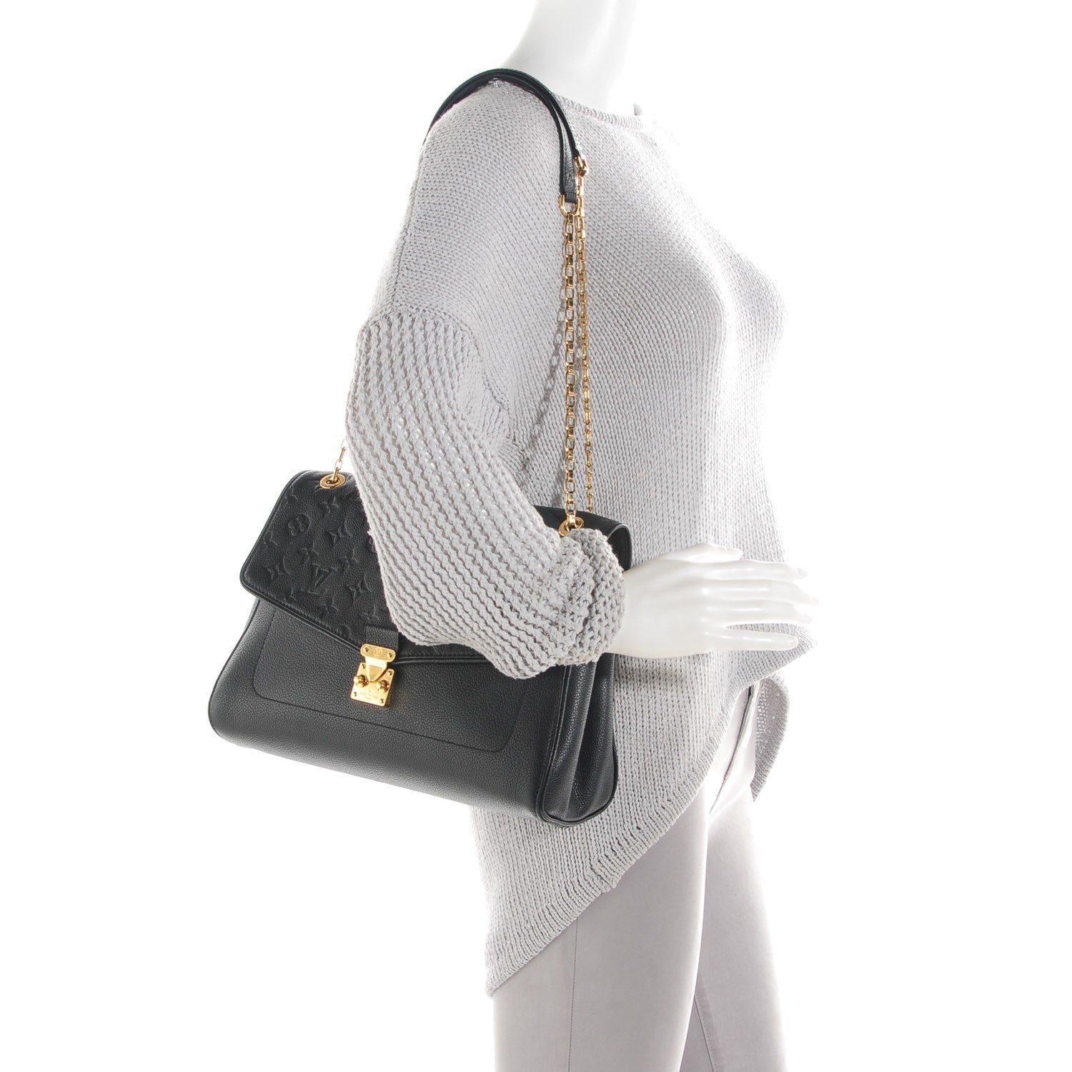 Louis Vuitton Empreinte Saint Germain MM Black 2 of 7