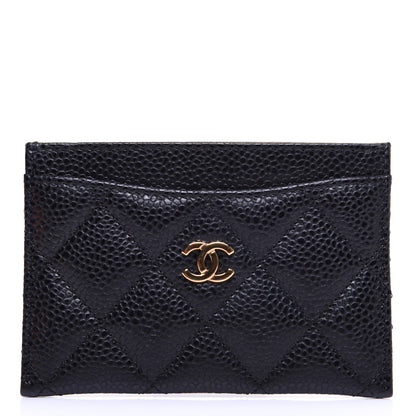 Chanel Caviar Quilted Card Holder Black 1 of 11